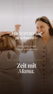 Falls du gerade noch schaust — gut 🙃

Ich habe Pfingsten noch ein paar freie Plätze 🥰

Mini-Shooting im Tageslichtstudio · Bottrop
Mama & Kind
25 Minuten · 6 Bilder · 149 €
Sa 23. + So 24. Mai · je 4 Slots

Link in der Bio.

Kennst du eine Mama, für die das gerade passt? Schick ihr das 🤍

#familienfotografie #familienfotografienrw #minishooting #familienfotografbottrop #pfingsten