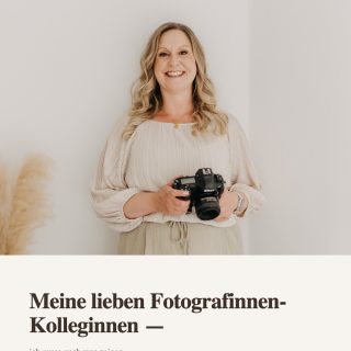 Meine lieben Fotografinnen-Kolleginnen 🤍

Ich glaub, ich treffe hier bei vielen von euch einen Nerv — denn letztendlich haben wir doch oft die gleichen Themen zu bewältigen.

Gerade beim Thema Preiskalkulation geht es vielen Familienfotografinnen so: Man guckt rechts und links, was die Mitbewerberinnen machen. Ah, viel zu teuer, denkst du bei der einen. Viel zu günstig, bei der nächsten. Und am Ende hast du eine Mischung aus den Preisen aller anderen. Nur deine eigenen sind nicht dabei.

Und genau deshalb glaube ich, mit WertWerk wirklich echten Mehrwert zu schaffen.

Ich würde mich tierisch freuen, wenn ich ganz viele Fotografinnen-Kolleginnen zusammenbekomme, die bereit sind, mein Tool zu testen. Damit in Zukunft noch viel mehr Fotografinnen davon profitieren können.

Bevor WertWerk in den Verkauf geht, suche ich also 15 Fotografinnen — Familie, Babybauch, Newborn, Baby oder Kind, seit mindestens einem Jahr selbstständig mit bezahlten Shootings —, die es ehrlich testen und mir ehrliches Feedback geben.

Als Dankeschön: dauerhafter, kostenloser Zugang zu WertWerk.

Bewerben kannst du dich bis Dienstag, 30.06. — den Link findest du in meiner Bio.

Kennst du eine Kollegin, die gerade wirklich mit ihren Preisen struggelt? Schick ihr den Beitrag. 🤍

#preiskalkulation #preiskalkulationfamilienfotografie #preisefürfamilienfotografen #fotobusiness